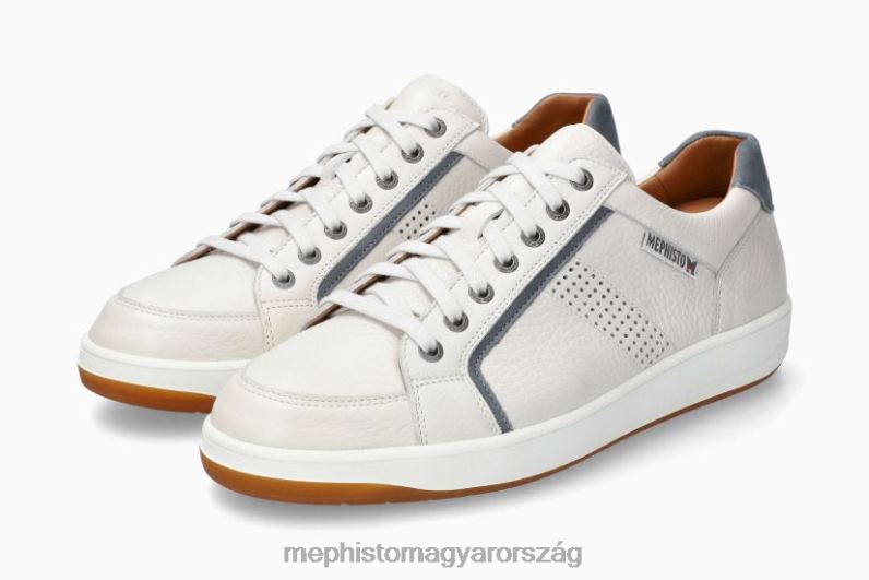 férfiak HL0DX478 Harrison fehér Mephisto tornacipő