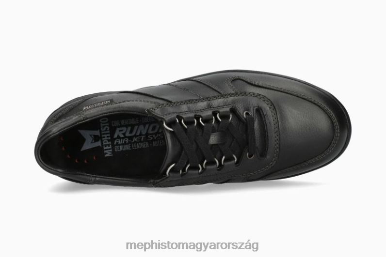 férfiak HL0DX514 macskagyökér fekete Mephisto tornacipő