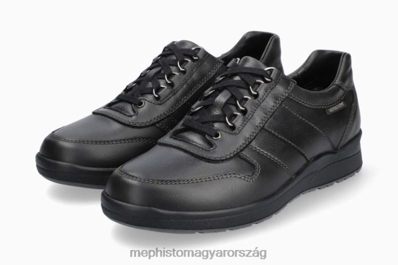 férfiak HL0DX514 macskagyökér fekete Mephisto tornacipő