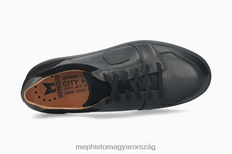 férfiak HL0DX518 hugh fekete Mephisto tornacipő
