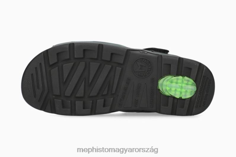 férfiak HL0DX558 cápa fit fekete Mephisto szandál