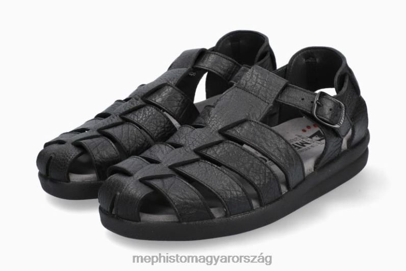 férfiak HL0DX561 sam fekete Mephisto szandál