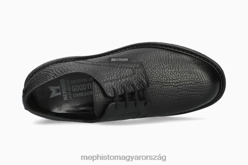 férfiak HL0DX591 marlon fekete Mephisto ruha cipő