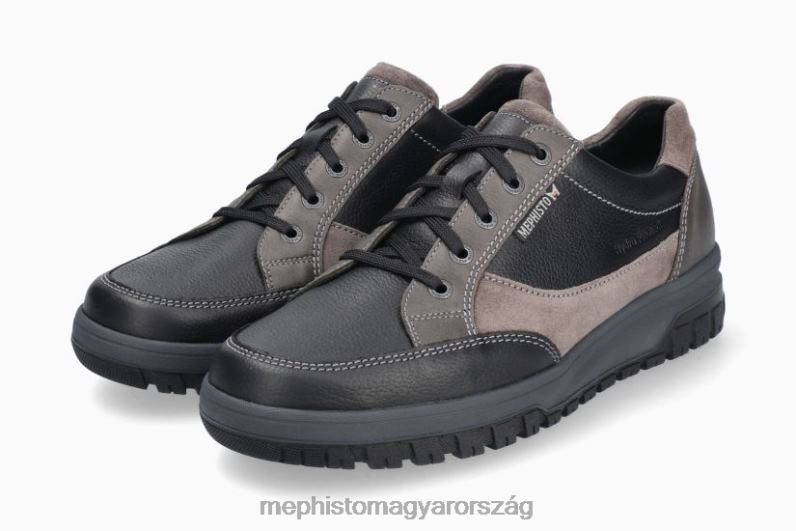 férfiak HL0DX599 paco fekete Mephisto tornacipő