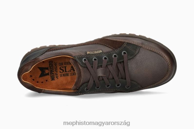 férfiak HL0DX601 paco sötétbarna Mephisto tornacipő