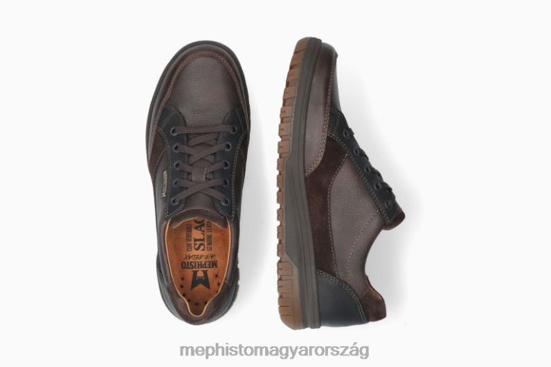 férfiak HL0DX601 paco sötétbarna Mephisto tornacipő
