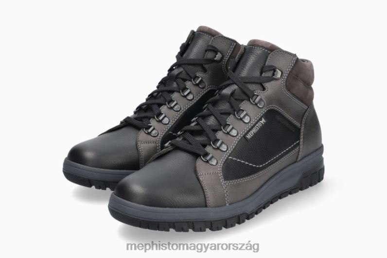 férfiak HL0DX606 pitt fekete Mephisto tornacipő