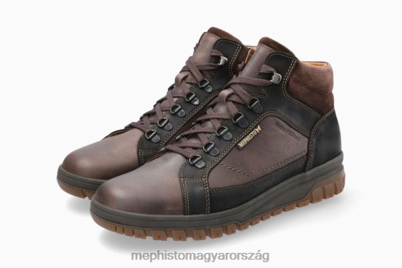 férfiak HL0DX609 pitt sötétbarna Mephisto tornacipő