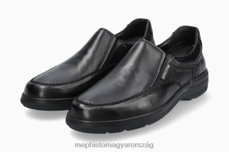 férfiak HL0DX632 davy fekete Mephisto csússzon rá