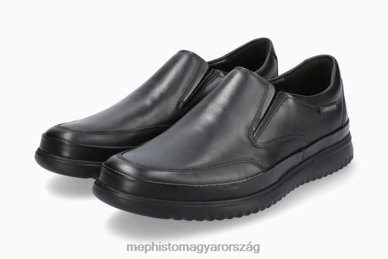 férfiak HL0DX633 kettő fekete Mephisto csússzon rá