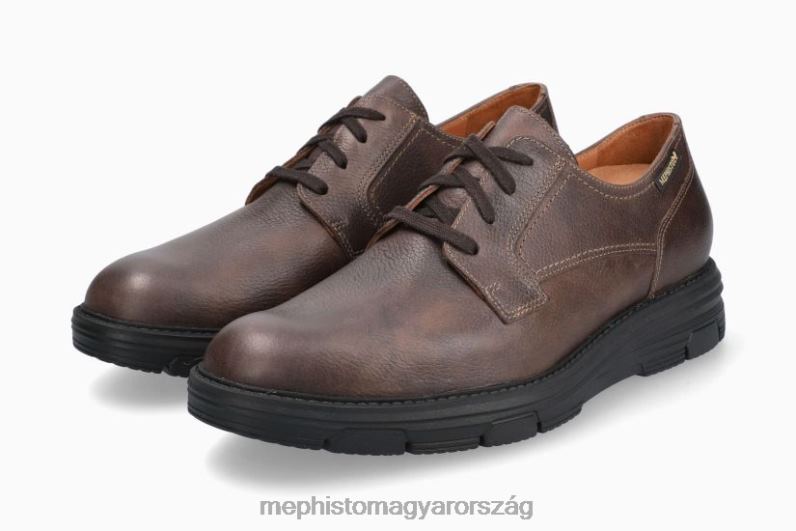 férfiak HL0DX635 cedrik sötétbarna Mephisto tornacipő