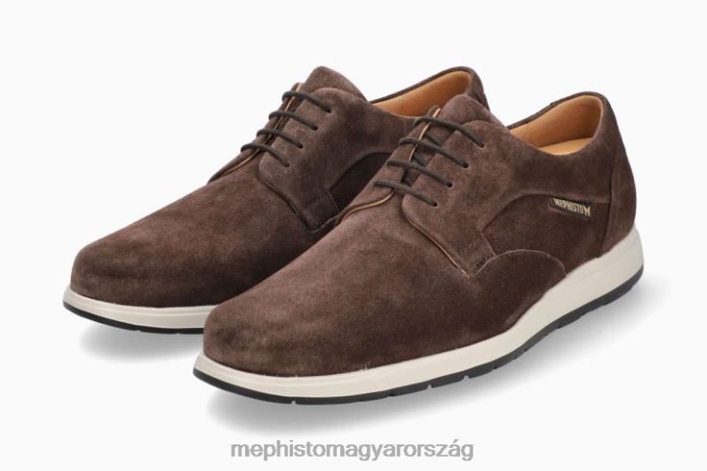 férfiak HL0DX638 valerio sötétbarna Mephisto tornacipő
