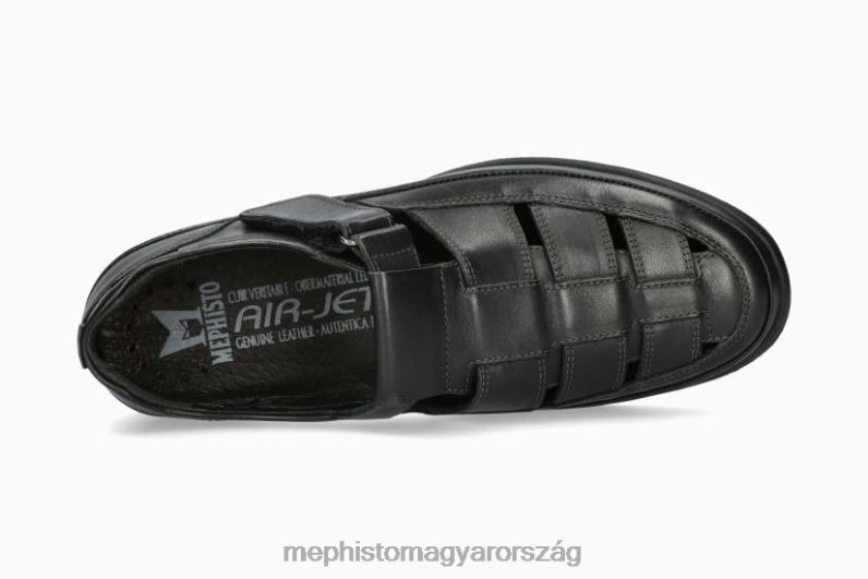 férfiak HL0DX642 tarek fekete Mephisto szandál