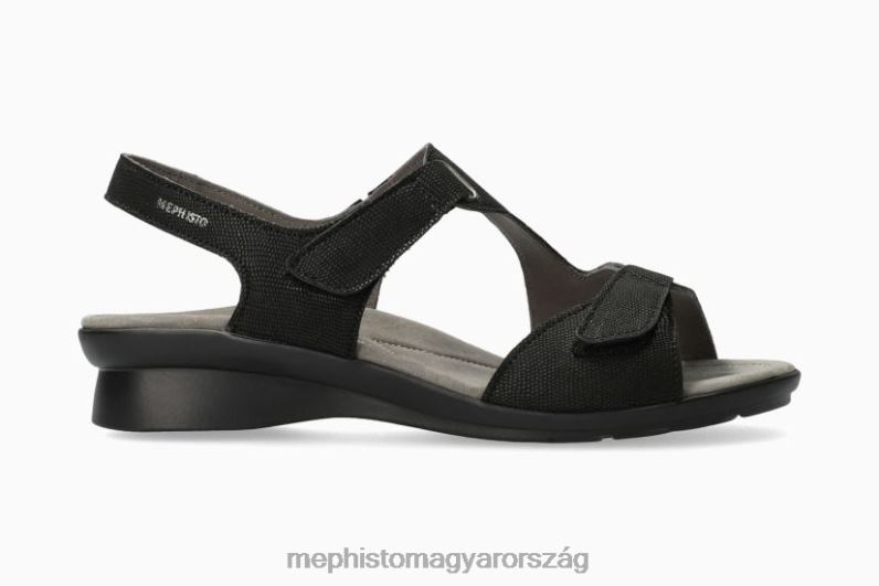 nők HL0DX122 Párizs fekete Mephisto szandál