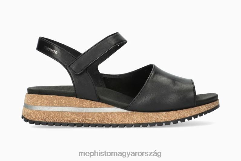 nők HL0DX158 öröm fekete Mephisto szandál