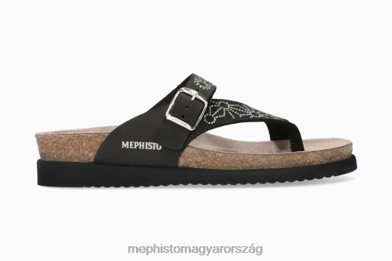 nők HL0DX383 pokoli szikra fekete Mephisto szandál