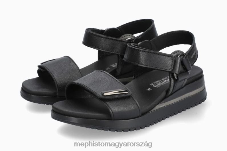 nők HL0DX101 Jeanie fekete Mephisto szandál