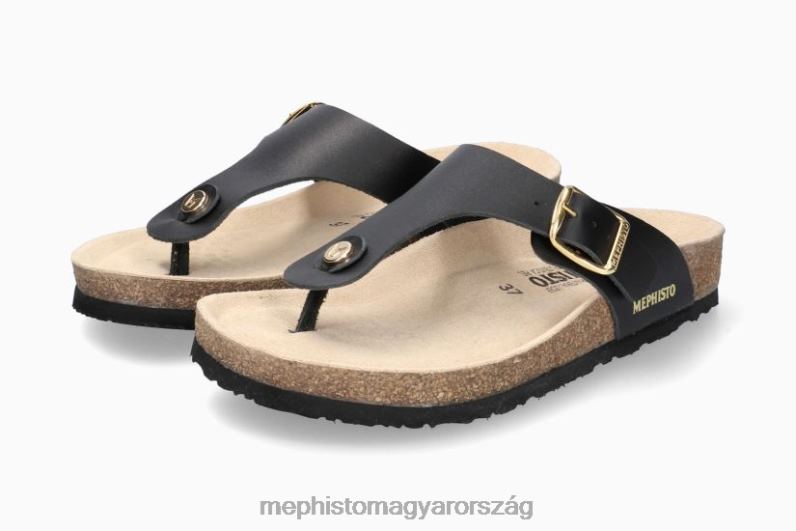 nők HL0DX114 melinda fekete Mephisto szandál
