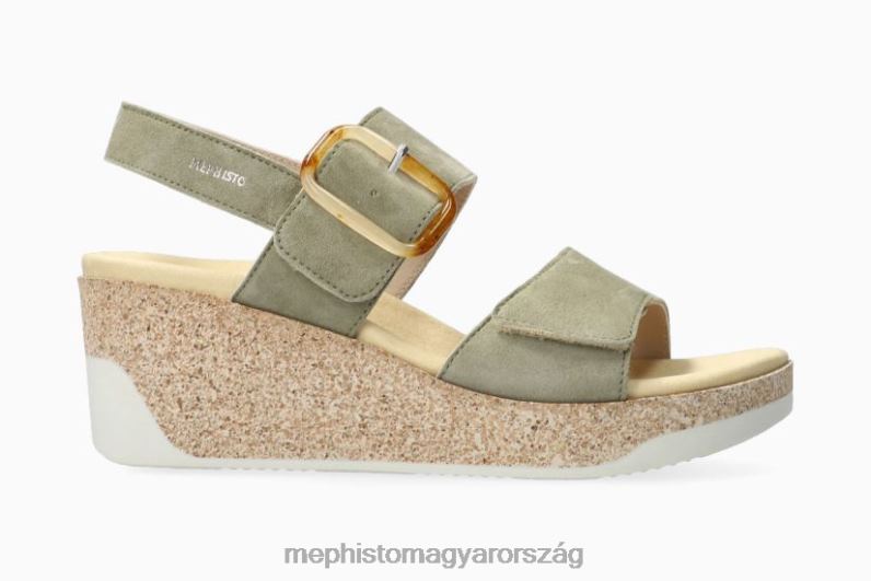 nők HL0DX133 giulia világos khaki Mephisto szandál