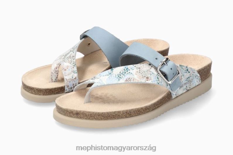 nők HL0DX145 helen mix kék ég Mephisto szandál