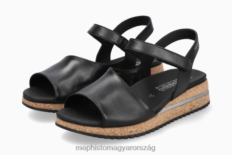 nők HL0DX158 öröm fekete Mephisto szandál