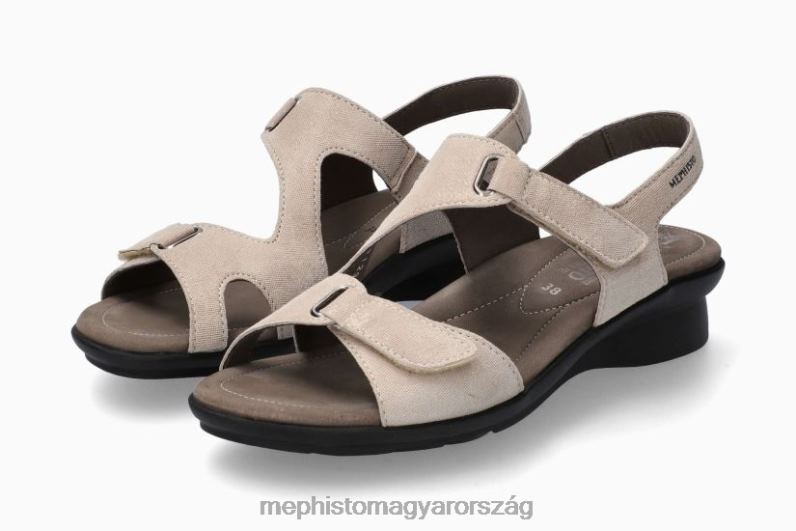 nők HL0DX162 Párizs világos szürkés Mephisto szandál