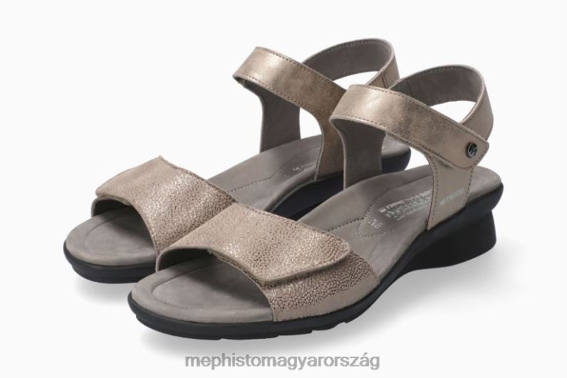 nők HL0DX167 pogácsa sötét szürkés Mephisto szandál