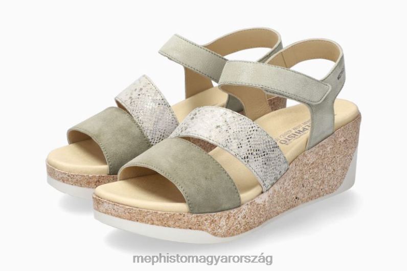 nők HL0DX173 gianna világos khaki Mephisto szandál