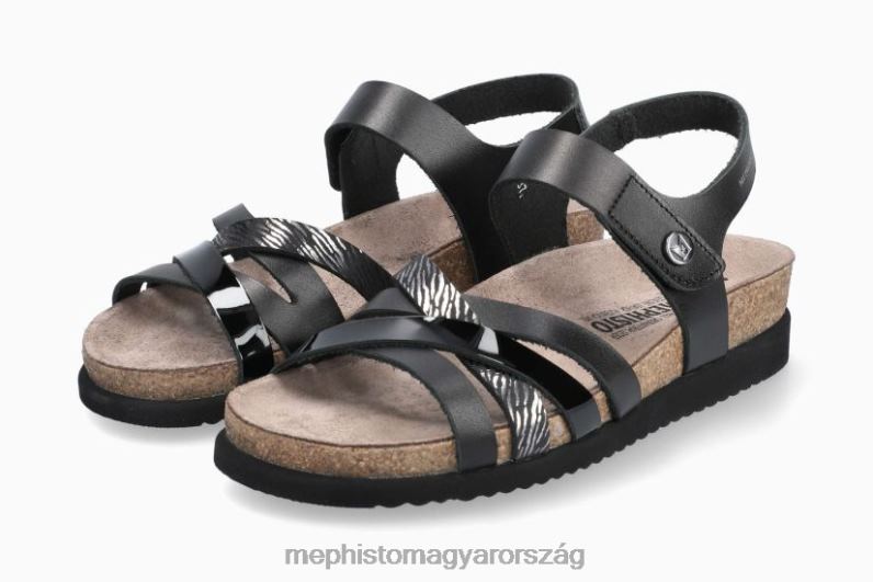 nők HL0DX227 halinka fekete Mephisto szandál