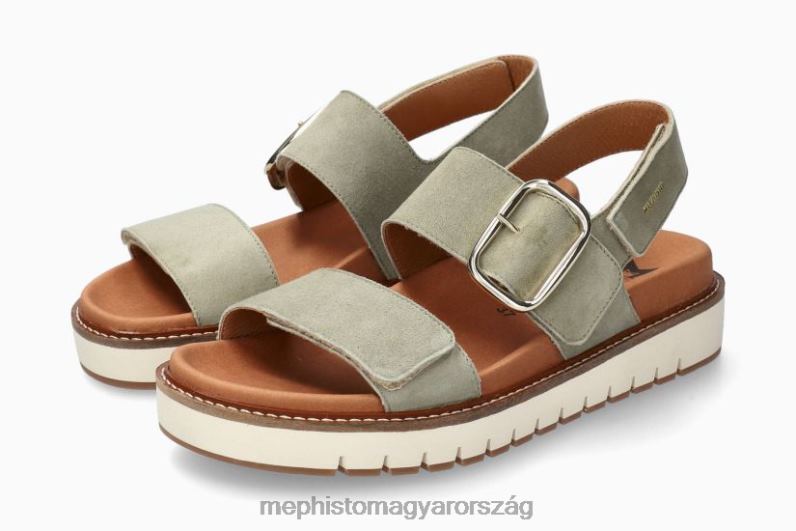nők HL0DX3 belona világos khaki Mephisto szandál