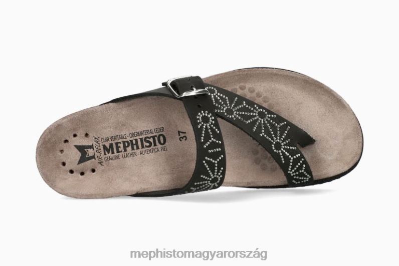 nők HL0DX383 pokoli szikra fekete Mephisto szandál