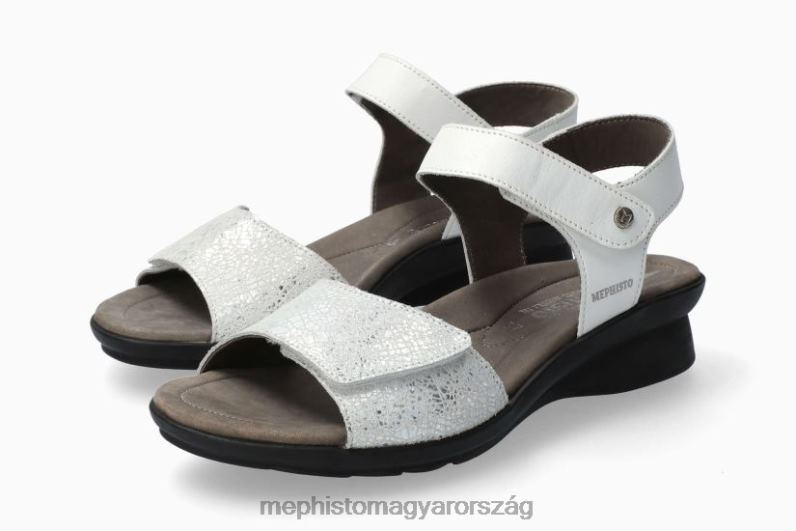 nők HL0DX394 pogácsa fehér Mephisto szandál