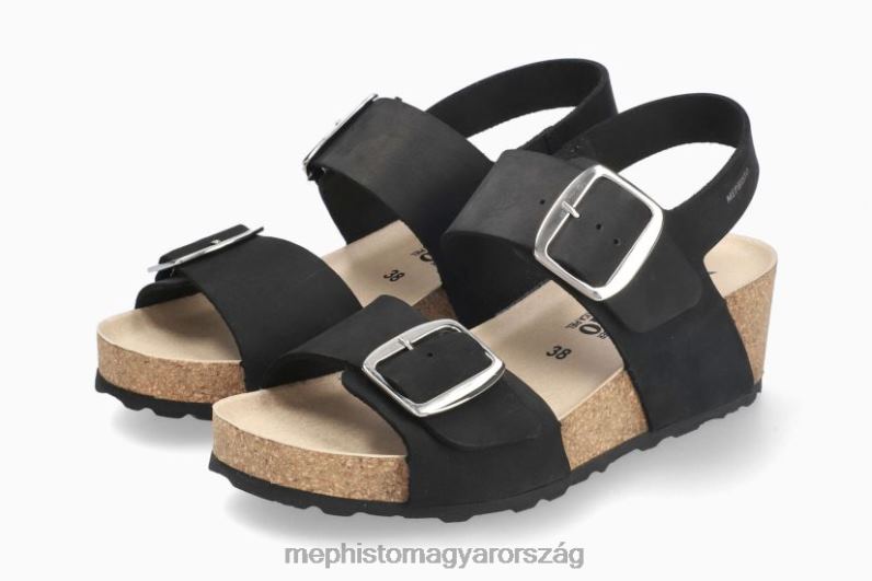 nők HL0DX46 violett fekete Mephisto szandál