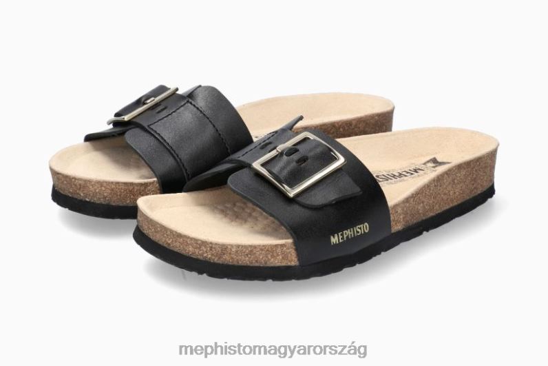nők HL0DX69 mabel fekete Mephisto szandál