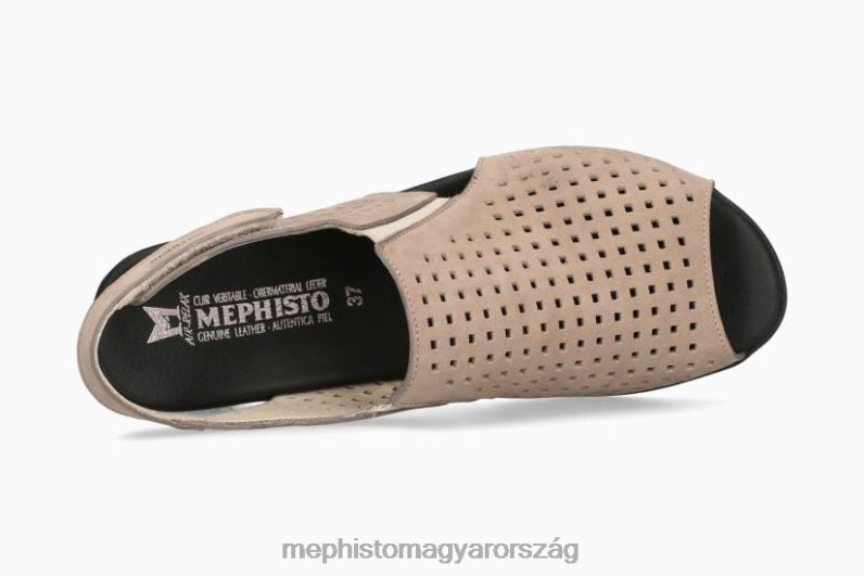 nők HL0DX76 polka világos szürkés Mephisto szandál