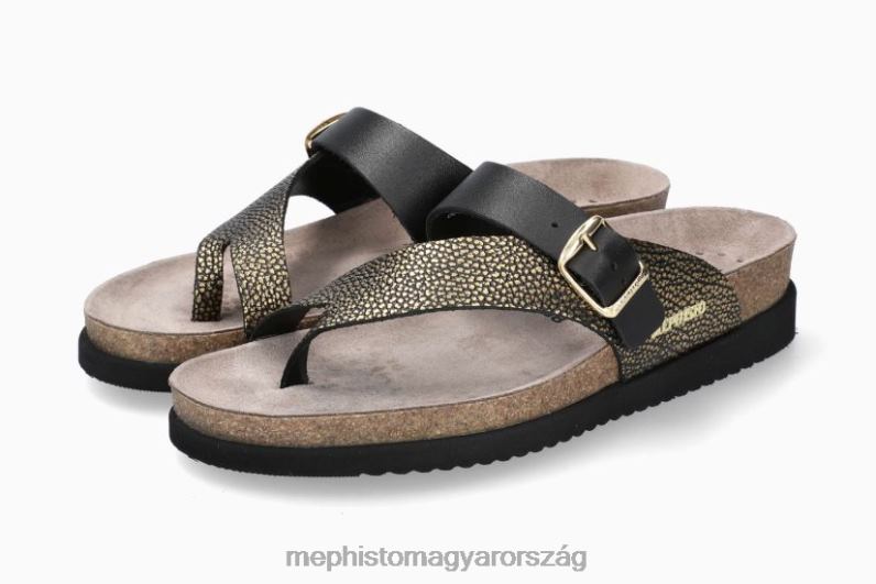 nők HL0DX82 helen mix Arany Mephisto szandál