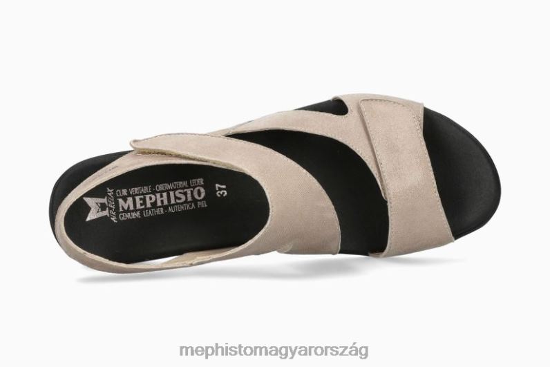 nők HL0DX86 paska világos szürkés Mephisto szandál
