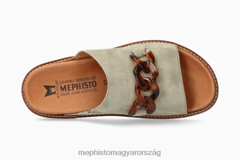nők HL0DX91 Beverley világos khaki Mephisto szandál
