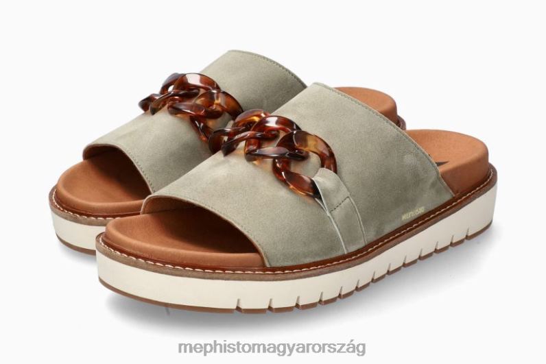 nők HL0DX91 Beverley világos khaki Mephisto szandál